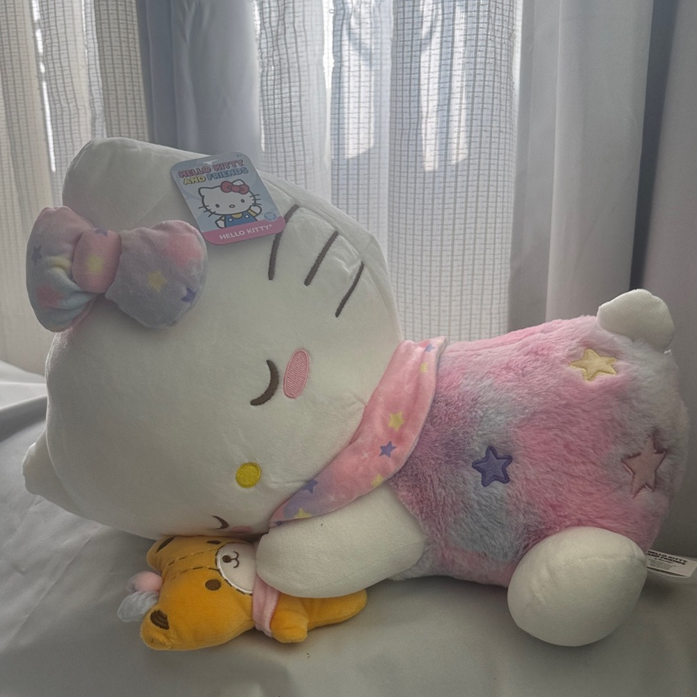 Hello Kitty Pink and Purple Starry Plush
